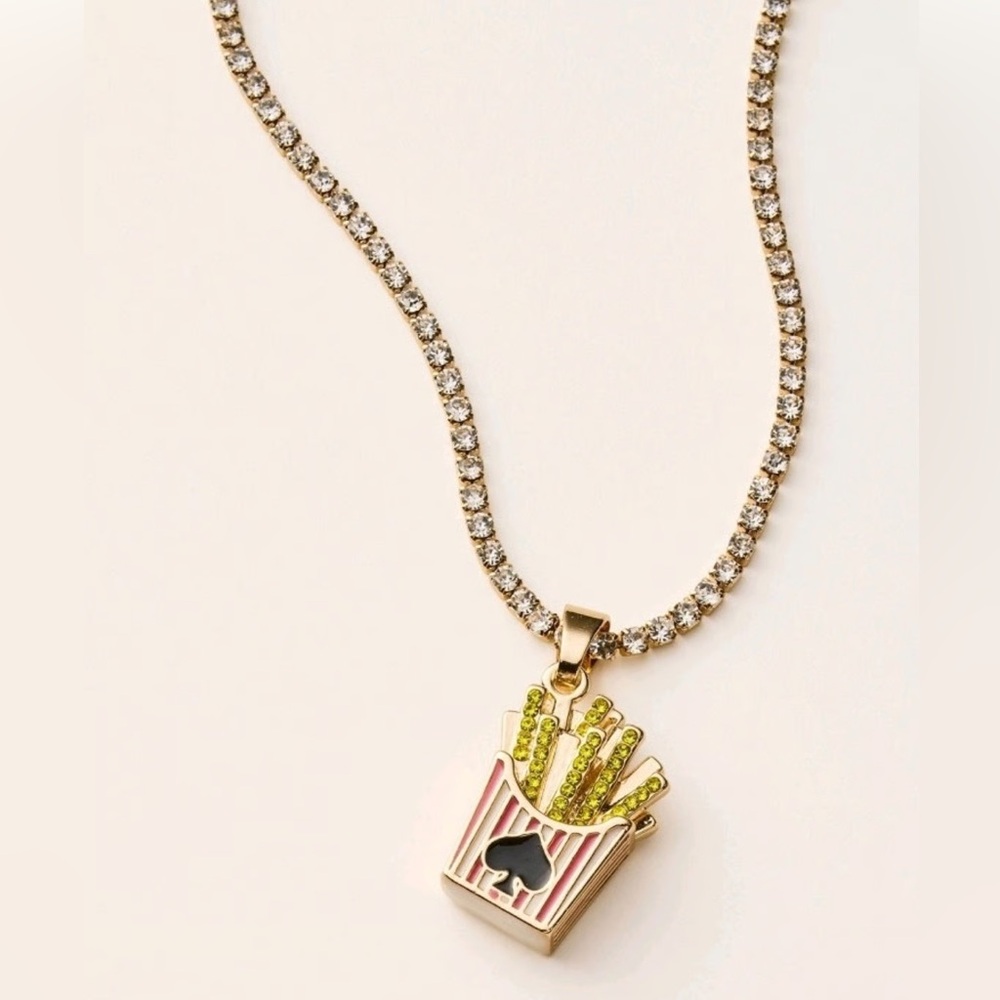 Kate Spade x Target French Fry Tennis Necklace